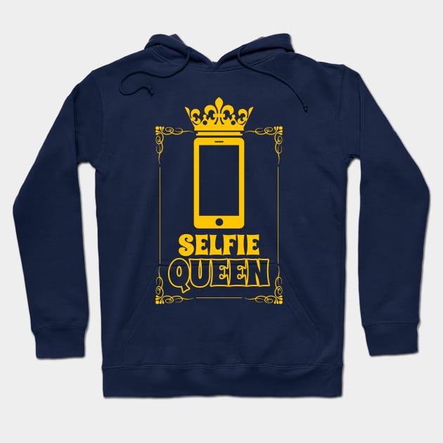 Selfie Addict Gen Z I Love Selfies For Her Hoodie by BoggsNicolas